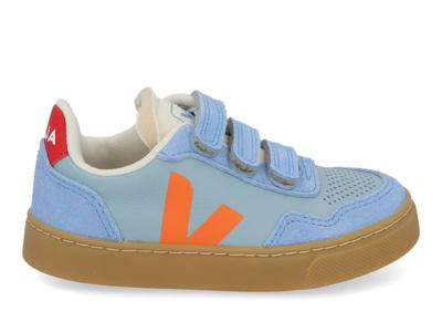 VEJA V-90 steel fury natur lichtblauw maat 29