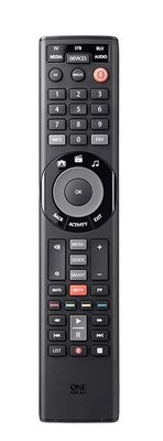 One For All Advanced Smart Control 5 afstandsbediening IR Draadloos Audio, Kabel, DTT, DVD/Blu-ray, Game console, Home cinema-systeem, IPTV, Media player, SAT, STB, TNT, TV, TV set-topbox Drukknopen One For All Advanced Smart Control 5 afstandsbediening IR Draadloos Audio, Kabel, DTT, DVD/Blu-ray, Game console, Home cinema-systeem, IPTV, Media player, SAT, STB, TNT, TV, TV set-topbox Drukknopen