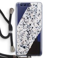 Gespikkelde marmer: Honor 9 Transparant Hoesje met koord