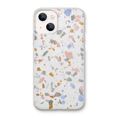 Terrazzo N°8: iPhone 13 mini Transparant Hoesje