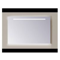 Spiegel Sanicare Q-mirrors 60 x 75 cm Warm White LED Ambi Licht Onder PP Geslepen - thumbnail
