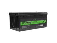 EcoLine - LifePo4 12V 200AH - 200000mAh lithium Batterij - 522 x 240 x 218 - Deep Cycle Accu + Bluetooth