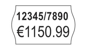 Avery-Zweckform Prijslabels PLR1626 Weer verwijderbaar Breedte etiket: 26 mm Hoogte etiket: 16 mm Wit 12000 stuk(s)