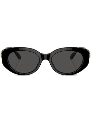 Swarovski Eyewear lunettes de soleil à monture papillon - Noir