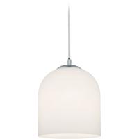 LED Railverlichting Hanglamp - E14 Fitting - Mat Wit Glas - 2 Fase