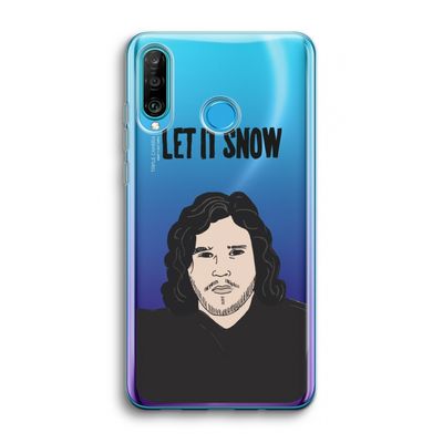 Let It Snow: Huawei P30 Lite Transparant Hoesje