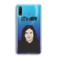 Let It Snow: Huawei P30 Lite Transparant Hoesje
