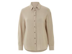 esmara Mousseline dames blouse (Beige, 36)
