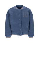 NoBell winter varsity jas meisjes - blauw - Darsy - teddy