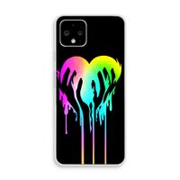 Hold My Heart: Pixel 4 Transparant Hoesje