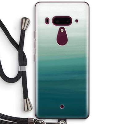 Ocean: HTC U12+ Transparant Hoesje met koord