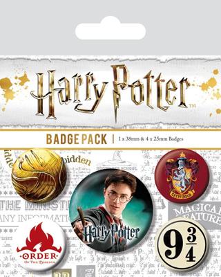 Harry Potter Gryffindor Button 5-pack Harry Potter Gryffindor Button 5-pack