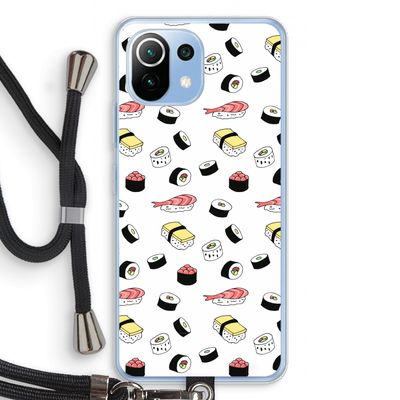 Sushi time: Xiaomi Mi 11 Lite Transparant Hoesje met koord