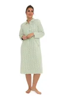 Lunatex flanellen nachthemd dames - Classic egg