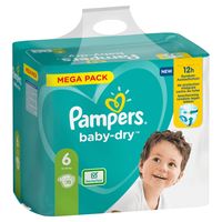 Pampers Baby-Dry Maat 6, 70 Luiers, Tot 12 Uur Bescherming, 13-18kg - thumbnail