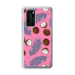 Kokosnoot roze: Huawei P40 Transparant Hoesje