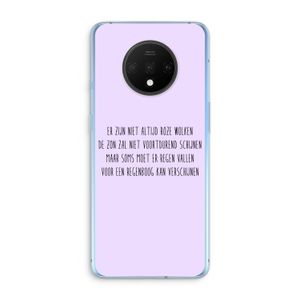 Regenboog: OnePlus 7T Transparant Hoesje