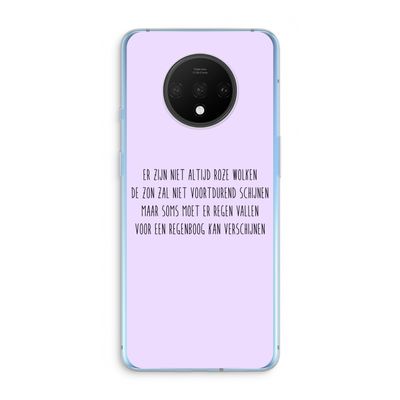 Regenboog: OnePlus 7T Transparant Hoesje