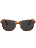 Persol lunettes de soleil à monture ronde - Marron