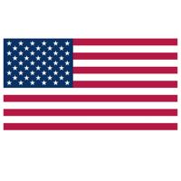 Landen thema vlaggen Stars and Stripes - Amerika/USA - 90 x 150 cm feestversiering