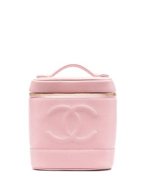 CHANEL Pre-Owned trousse de toilette en cuir (2004-2005) - Rose
