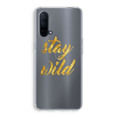 Stay wild: OnePlus Nord CE 5G Transparant Hoesje