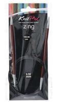 KnitPro Zing Rondbreinaalden 100cm 5,50 mm