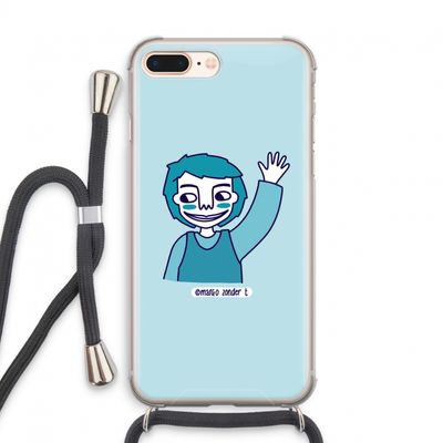 Zwaai: iPhone 7 PLUS Transparant Hoesje met koord