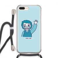 Zwaai: iPhone 7 PLUS Transparant Hoesje met koord