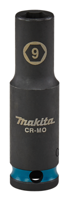 Makita Krachtdop Impact Black, 3/8 9mm lang - E-16265