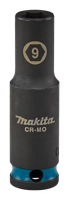 Makita Krachtdop Impact Black, 3/8 9mm lang - E-16265