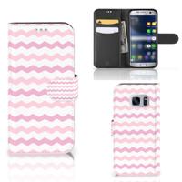 Samsung Galaxy S7 | Telefoon Hoesje | Waves Roze