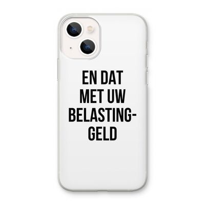 Belastinggeld: iPhone 13 mini Transparant Hoesje