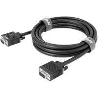 club3D CAC-1703 VGA-kabel VGA Aansluitkabel VGA-stekker 15-polig, VGA-stekker 15-polig 3.00 m Zwart Schroefbaar, Vergulde steekcontacten