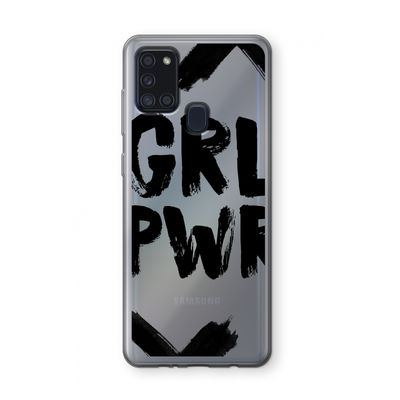 Girl Power #2: Samsung Galaxy A21s Transparant Hoesje