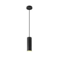 SLV Strakke hanglampNew Enola zwart Ø 10cm - 1008135