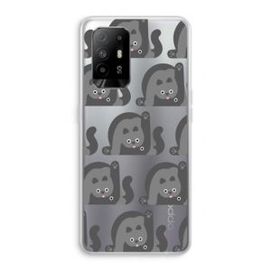 Cats: Oppo A94 5G Transparant Hoesje