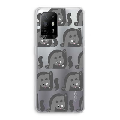 Cats: Oppo A94 5G Transparant Hoesje