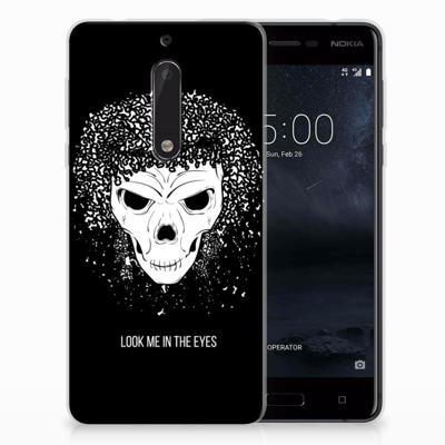 Silicone Back Case Nokia 5 Skull Hair Silicone Back Case Nokia 5 Skull Hair