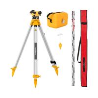 Nivellering instrument + statief - vergroting 32 x - diameter 38 mm