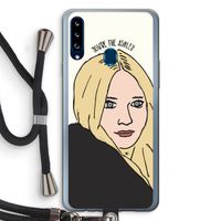 Ashley: Samsung Galaxy A20s Transparant Hoesje met koord