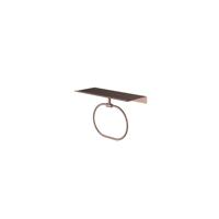 Hotbath &MORE Handdoekring - voor planchet serie - Geborsteld koper PVD SHA08BCP