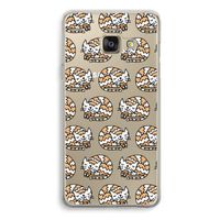 Slapende poes: Samsung Galaxy A3 (2016) Transparant Hoesje