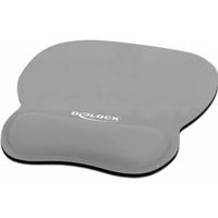 Delock 12698 Ergonomische muismat met polssteun grijs 245 x 206 mm - thumbnail