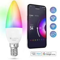Lideka Slimme LED Smart Lampen - E14 - Set Van 1 - Google, Alexa en Siri - thumbnail