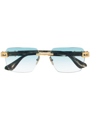 Dita Eyewear lunettes de soleil Meta-Evo One à design sans monture - Vert