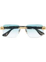 Dita Eyewear lunettes de soleil Meta-Evo One à design sans monture - Vert Dita Eyewear lunettes de soleil Meta-Evo One à design sans monture - Vert