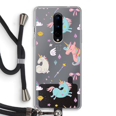 Fantasiewereld: OnePlus 8 Transparant Hoesje met koord