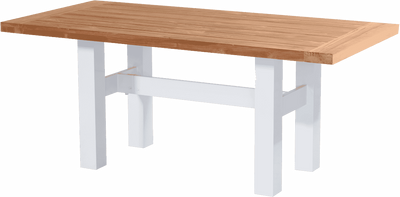 Hartman Tuintafel 'Sophie Yasmani' Teakhout, 180 x 95cm, kleur Naturel/Wit