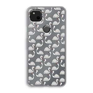 Zwanen: Google Pixel 4a Transparant Hoesje